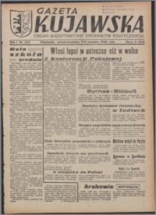 Gazeta Kujawska : organ międzypartyjnych stronnictw politycznych 1946.09.07-08, R. 1, nr 203