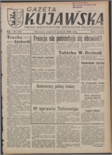 Gazeta Kujawska : organ międzypartyjnych stronnictw politycznych 1946.09.13, R. 1, nr 208