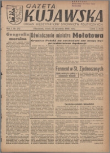 Gazeta Kujawska : organ międzypartyjnych stronnictw politycznych 1946.09.18, R. 1, nr 212