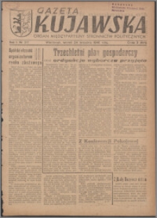 Gazeta Kujawska : organ międzypartyjnych stronnictw politycznych 1946.09.24, R. 1, nr 217