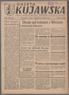 Gazeta Kujawska : organ międzypartyjnych stronnictw politycznych 1946.10.11, R. 1, nr 232