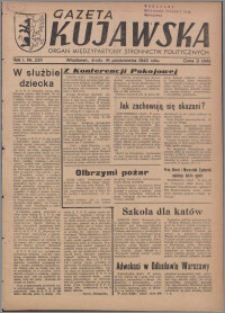 Gazeta Kujawska : organ międzypartyjnych stronnictw politycznych 1946.10.16, R. 1, nr 236