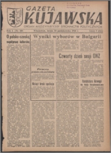 Gazeta Kujawska : organ międzypartyjnych stronnictw politycznych 1946.10.30, R. 1, nr 248
