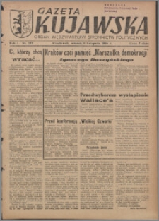 Gazeta Kujawska : organ międzypartyjnych stronnictw politycznych 1946.11.05, R. 1, nr 252