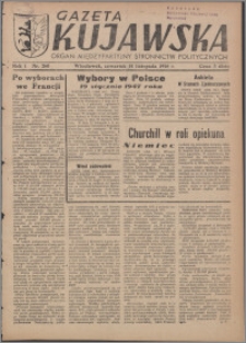 Gazeta Kujawska : organ międzypartyjnych stronnictw politycznych 1946.11.14, R. 1, nr 260