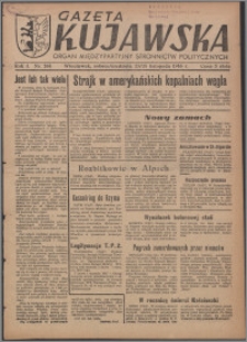 Gazeta Kujawska : organ międzypartyjnych stronnictw politycznych 1946.11.23-24, R. 1, nr 268