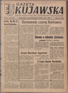 Gazeta Kujawska : organ międzypartyjnych stronnictw politycznych 1946.11.30/12.01, R. 1, nr 274