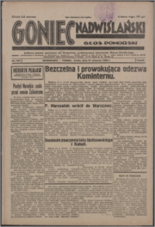 Goniec Nadwiślański 1928.08.15, R. 4 nr 187
