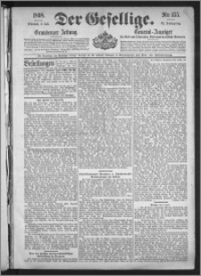 Der Gesellige : Graudenzer Zeitung 1898.07.06, Jg. 72, No. 155