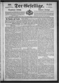 Der Gesellige : Graudenzer Zeitung 1898.10.29, Jg. 73, No. 254