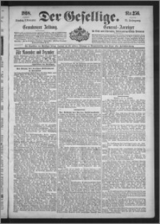 Der Gesellige : Graudenzer Zeitung 1898.11.01, Jg. 73, No. 256