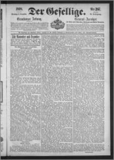 Der Gesellige : Graudenzer Zeitung 1898.11.13, Jg. 73, No. 267