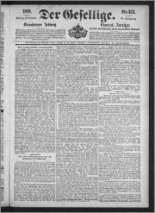 Der Gesellige : Graudenzer Zeitung 1898.11.20, Jg. 73, No. 272