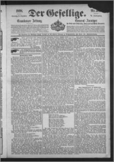 Der Gesellige : Graudenzer Zeitung 1898.12.25, Jg. 73, No. 302