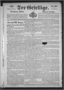Der Gesellige : Graudenzer Zeitung 1898.12.30, Jg. 73, No. 305