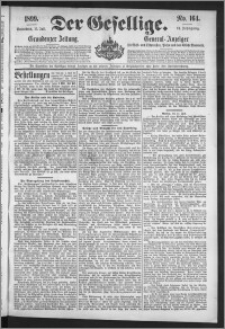 Der Gesellige : Graudenzer Zeitung 1899.07.15, Jg. 74, No. 164