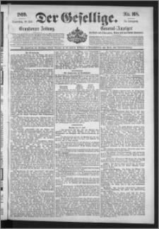 Der Gesellige : Graudenzer Zeitung 1899.07.20, Jg. 74, No. 168