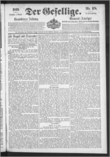 Der Gesellige : Graudenzer Zeitung 1899.08.01, Jg. 74, No. 178