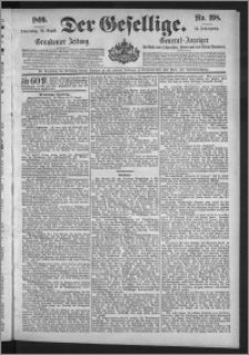 Der Gesellige : Graudenzer Zeitung 1899.08.24, Jg. 74, No. 198