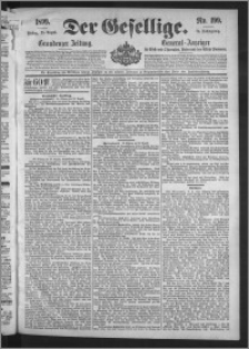 Der Gesellige : Graudenzer Zeitung 1899.08.25, Jg. 74, No. 199