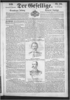 Der Gesellige : Graudenzer Zeitung 1899.09.09, Jg. 74, No. 212