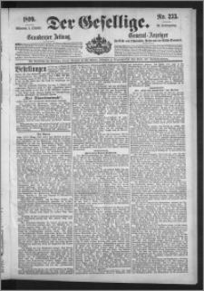 Der Gesellige : Graudenzer Zeitung 1899.10.04, Jg. 74, No. 233