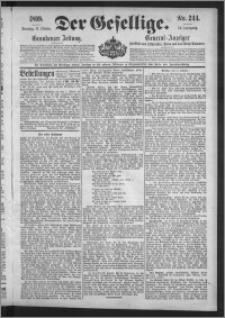 Der Gesellige : Graudenzer Zeitung 1899.10.17, Jg. 74, No. 244