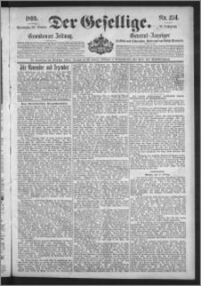 Der Gesellige : Graudenzer Zeitung 1899.10.28, Jg. 74, No. 254