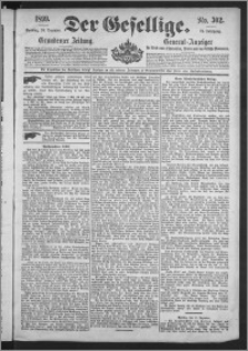Der Gesellige : Graudenzer Zeitung 1899.12.24, Jg. 74, No. 302