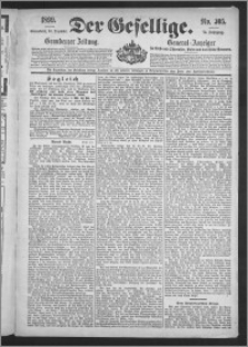 Der Gesellige : Graudenzer Zeitung 1899.12.30, Jg. 74, No. 305