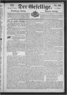 Der Gesellige : Graudenzer Zeitung 1899.12.31, Jg. 74, No. 306