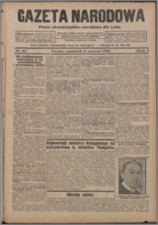 Gazeta Narodowa : pismo chrzescijańsko-narodowe dla Ludu 1925.06.04, R. 3, nr 45