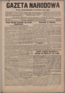 Gazeta Narodowa : pismo chrzescijańsko-narodowe dla Ludu 1925.06.11, R. 3, nr 47