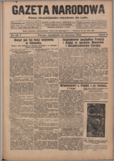 Gazeta Narodowa : pismo chrzescijańsko-narodowe dla Ludu 1925.06.14, R. 3, nr 48