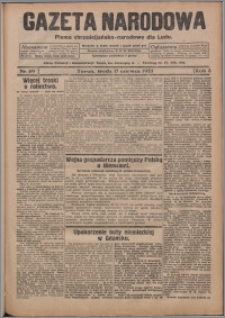 Gazeta Narodowa : pismo chrzescijańsko-narodowe dla Ludu 1925.06.17, R. 3, nr 49