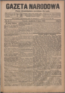Gazeta Narodowa : pismo chrzescijańsko-narodowe dla Ludu 1925.07.05, R. 3, nr 54 + dod.