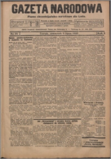 Gazeta Narodowa : pismo chrzescijańsko-narodowe dla Ludu 1925.07.09, R. 3, nr 56