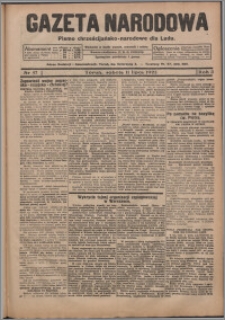 Gazeta Narodowa : pismo chrzescijańsko-narodowe dla Ludu 1925.07.11, R. 3, nr 57 + dod.