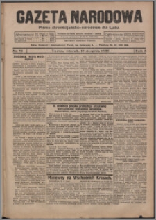 Gazeta Narodowa : pismo chrzescijańsko-narodowe dla Ludu 1925.08.18, R. 3, nr 73