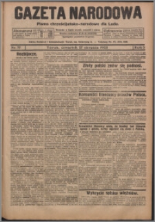 Gazeta Narodowa : pismo chrzescijańsko-narodowe dla Ludu 1925.08.27, R. 3, nr 77