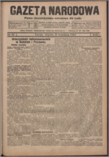 Gazeta Narodowa : pismo chrzescijańsko-narodowe dla Ludu 1925.09.15, R. 3, nr 85