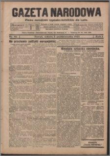 Gazeta Narodowa : pismo chrzescijańsko-narodowe dla Ludu 1925.10.03, R. 3, nr 93 + dod.