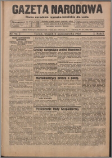 Gazeta Narodowa : pismo chrzescijańsko-narodowe dla Ludu 1925.10.06, R. 3, nr 94