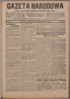 Gazeta Narodowa : pismo chrzescijańsko-narodowe dla Ludu 1925.10.08, R. 3, nr 95