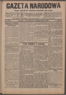 Gazeta Narodowa : pismo chrzescijańsko-narodowe dla Ludu 1925.10.22, R. 3, nr 101