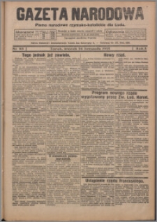 Gazeta Narodowa : pismo chrzescijańsko-narodowe dla Ludu 1925.11.24, R. 3, nr 115