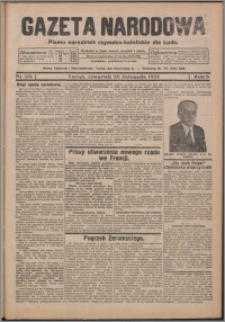 Gazeta Narodowa : pismo chrzescijańsko-narodowe dla Ludu 1925.11.26, R. 3, nr 116