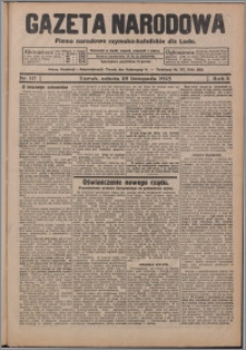 Gazeta Narodowa : pismo chrzescijańsko-narodowe dla Ludu 1925.11.28, R. 3, nr 117 + dod.
