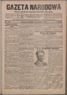 Gazeta Narodowa : pismo chrzescijańsko-narodowe dla Ludu 1925.12.10, R. 3, nr 122