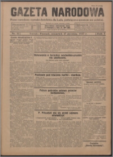 Gazeta Narodowa : pismo narodowe rzymsko-katolickie dla Ludu, poświęcone sprawom wsi polskiej 1927.01.27, R. 5, nr 12